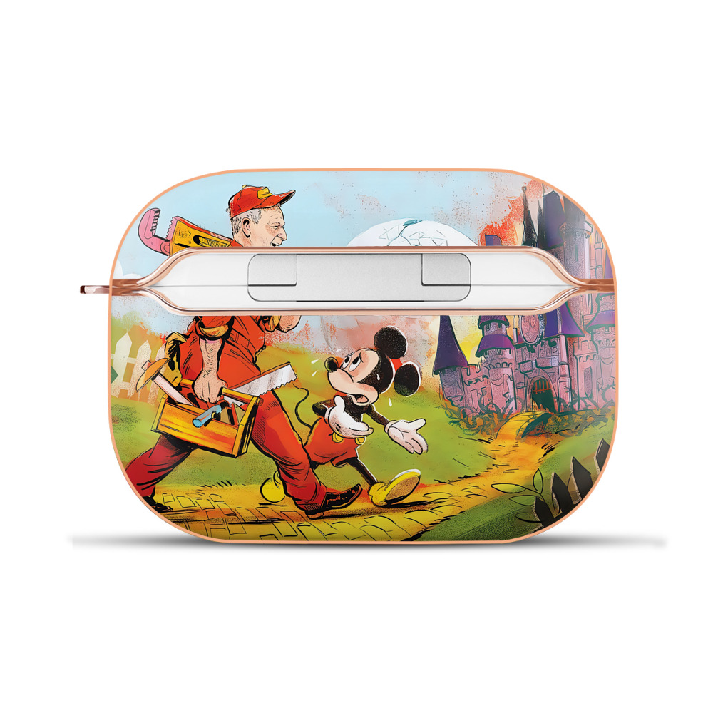 （画像用） ミッキーマウス Mickey Mouse 【AirPods Pro用】ハードシェル保護ケース｜耐衝撃・防指紋・カラビナ付き商品仕様