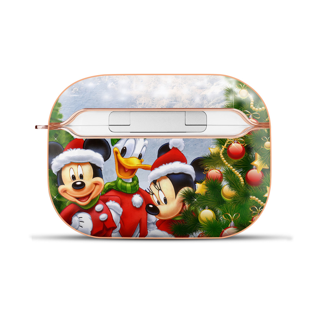 （画像用） ミッキーマウス Mickey Mouse 【AirPods Pro用】ハードシェル保護ケース｜耐衝撃・防指紋・カラビナ付き商品仕様