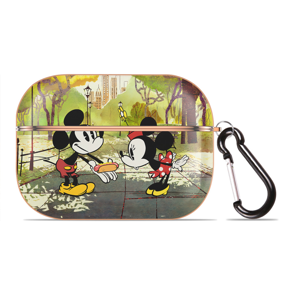 （画像用） ミッキーマウス Mickey Mouse 【AirPods Pro用】ハードシェル保護ケース｜耐衝撃・防指紋・カラビナ付き商品仕様