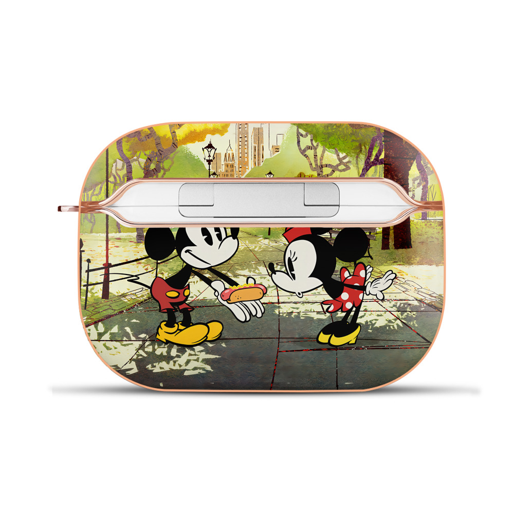 （画像用） ミッキーマウス Mickey Mouse 【AirPods Pro用】ハードシェル保護ケース｜耐衝撃・防指紋・カラビナ付き商品仕様