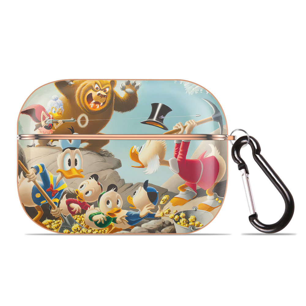 （画像用） ミッキーマウス Mickey Mouse 【AirPods Pro用】ハードシェル保護ケース｜耐衝撃・防指紋・カラビナ付き商品仕様