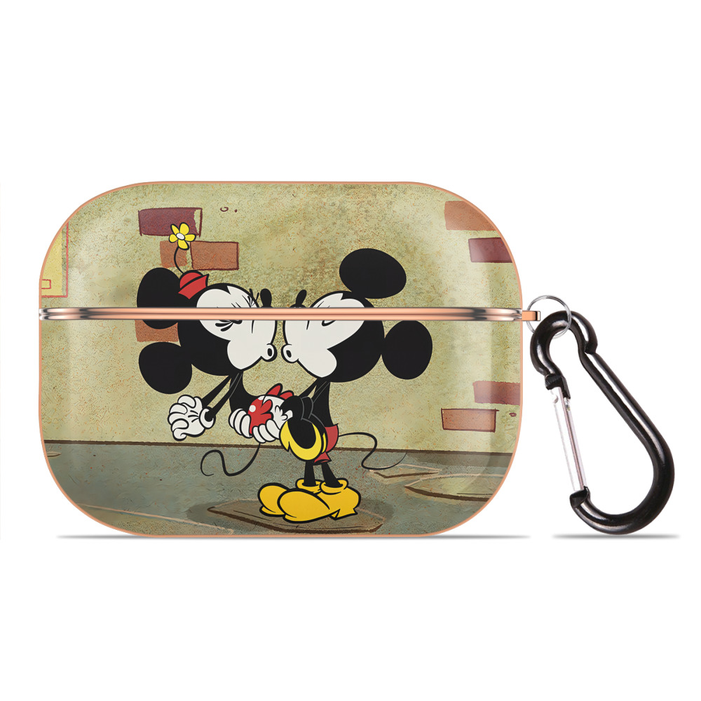 （画像用） ミッキーマウス Mickey Mouse 【AirPods Pro用】ハードシェル保護ケース｜耐衝撃・防指紋・カラビナ付き商品仕様