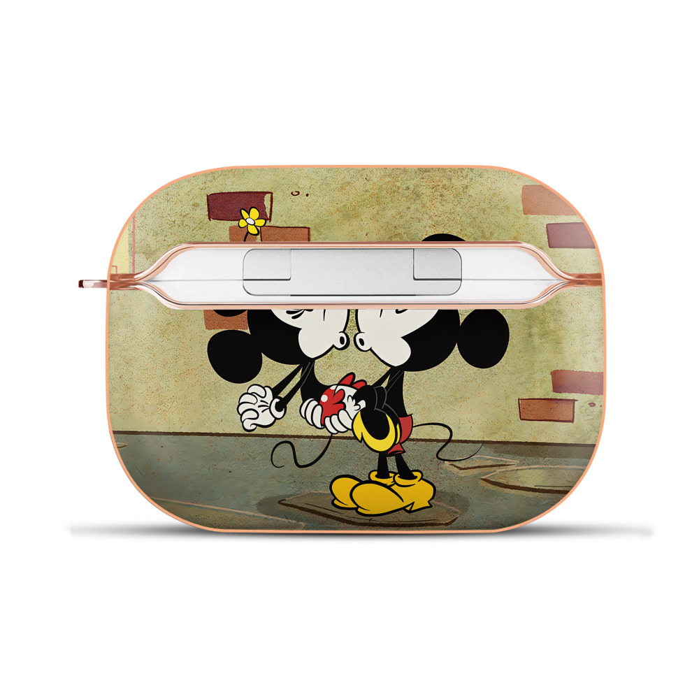（画像用） ミッキーマウス Mickey Mouse 【AirPods Pro用】ハードシェル保護ケース｜耐衝撃・防指紋・カラビナ付き商品仕様