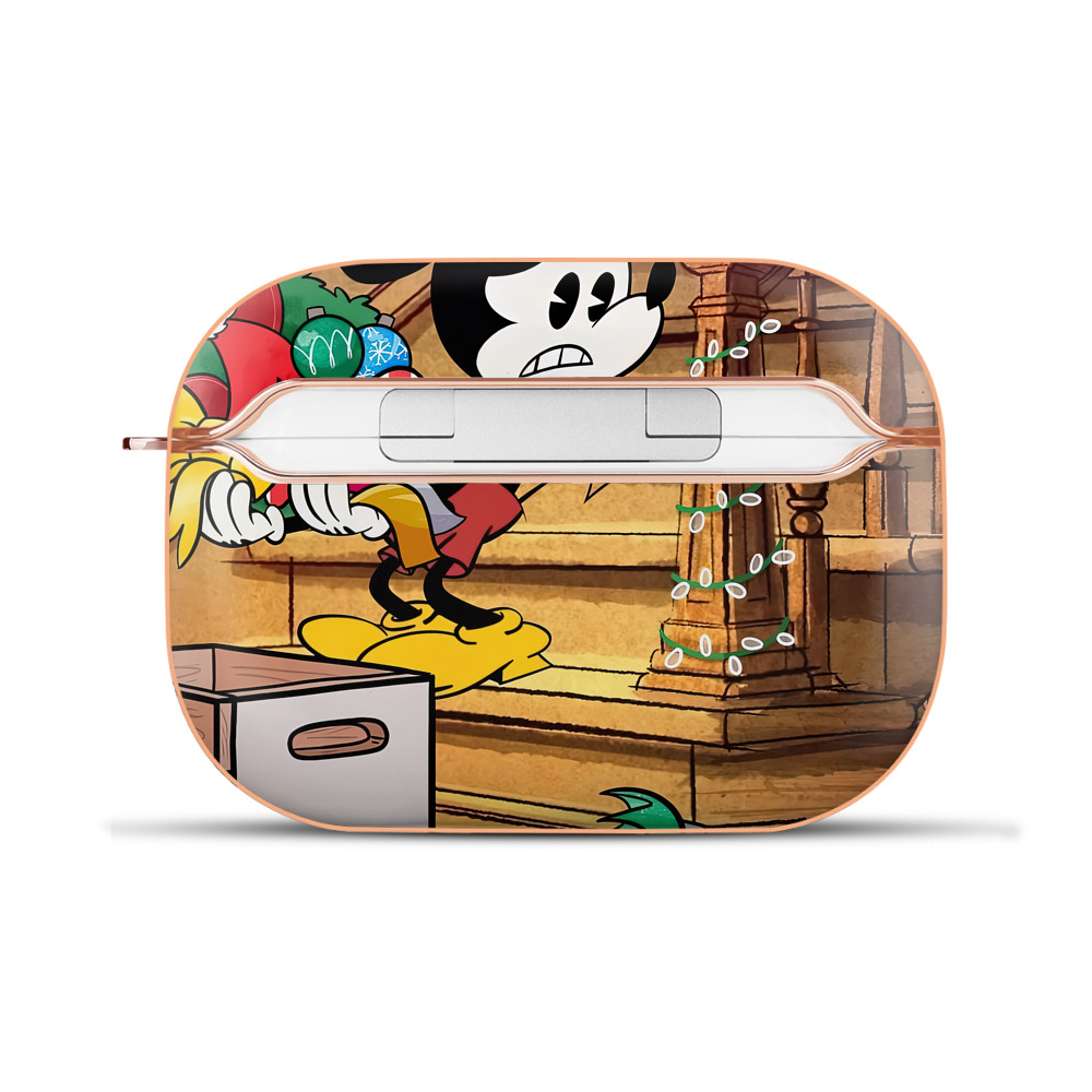 （画像用） ミッキーマウス Mickey Mouse 【AirPods Pro用】ハードシェル保護ケース｜耐衝撃・防指紋・カラビナ付き商品仕様