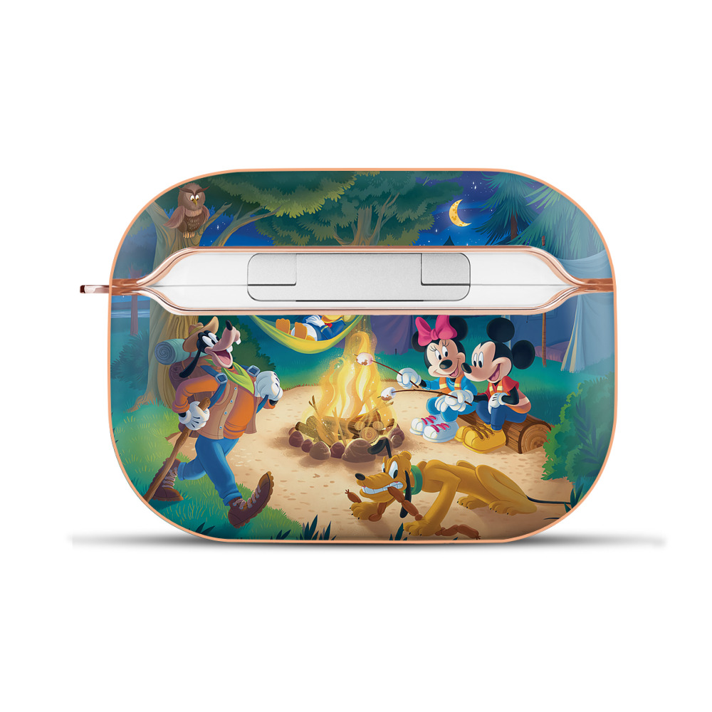 （画像用） ミッキーマウス Mickey Mouse 【AirPods Pro用】ハードシェル保護ケース｜耐衝撃・防指紋・カラビナ付き商品仕様