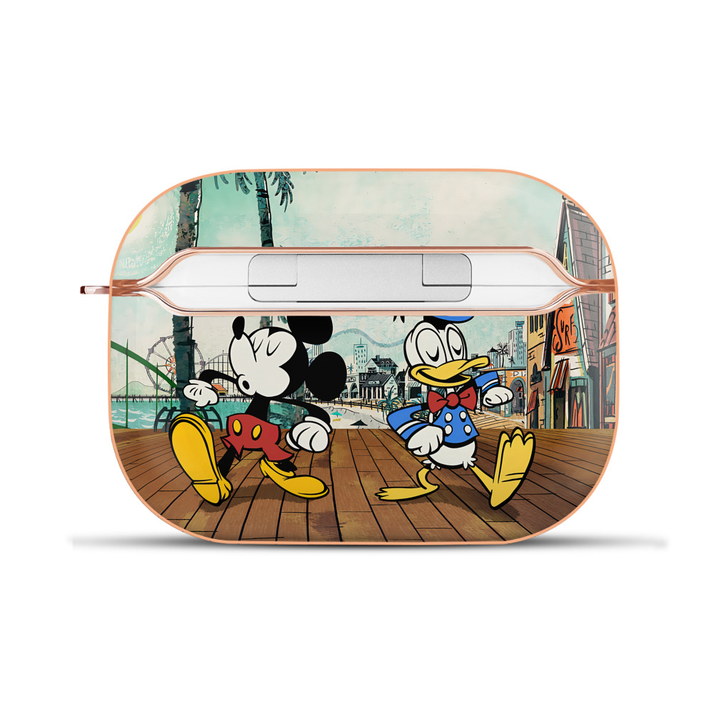（画像用） ミッキーマウス Mickey Mouse 【AirPods Pro用】ハードシェル保護ケース｜耐衝撃・防指紋・カラビナ付き商品仕様
