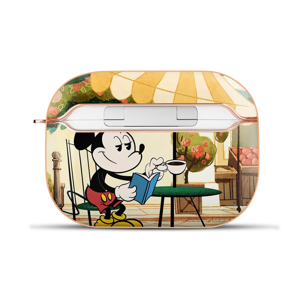 （画像用） ミッキーマウス Mickey Mouse 【AirPods Pro用】ハードシェル保護ケース｜耐衝撃・防指紋・カラビナ付き商品仕様