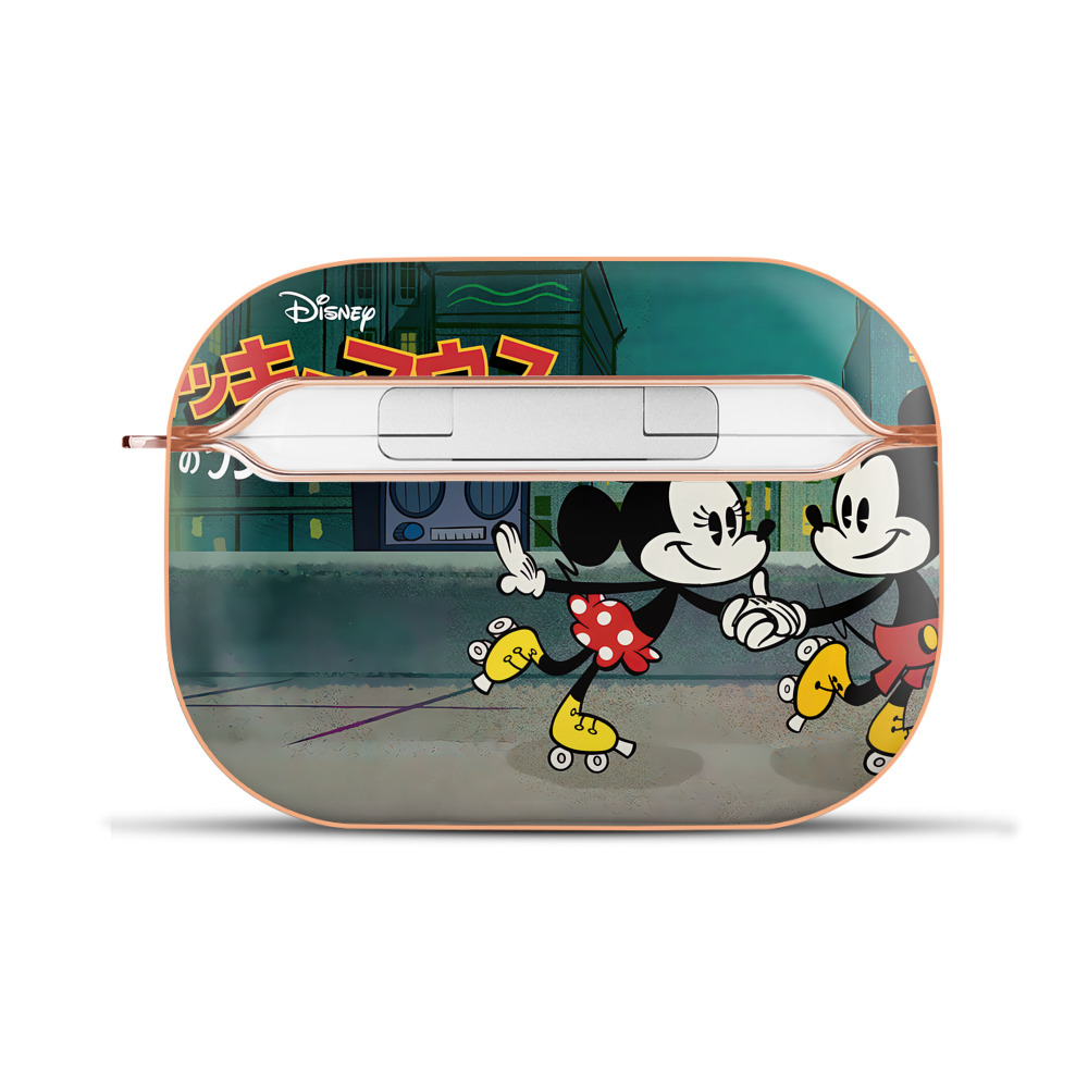 （画像用） ミッキーマウス Mickey Mouse 【AirPods Pro用】ハードシェル保護ケース｜耐衝撃・防指紋・カラビナ付き商品仕様
