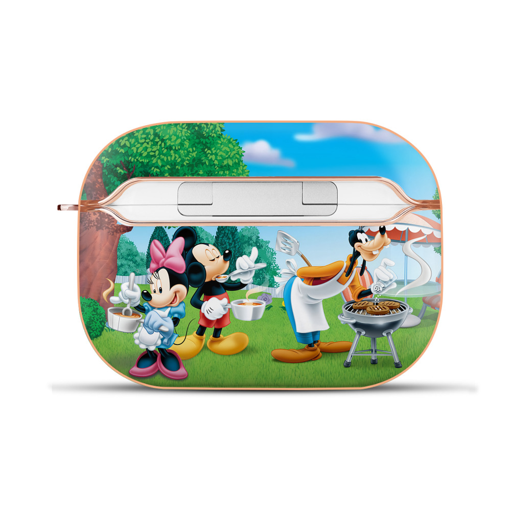 （画像用） ミッキーマウス Mickey Mouse 【AirPods Pro用】ハードシェル保護ケース｜耐衝撃・防指紋・カラビナ付き商品仕様