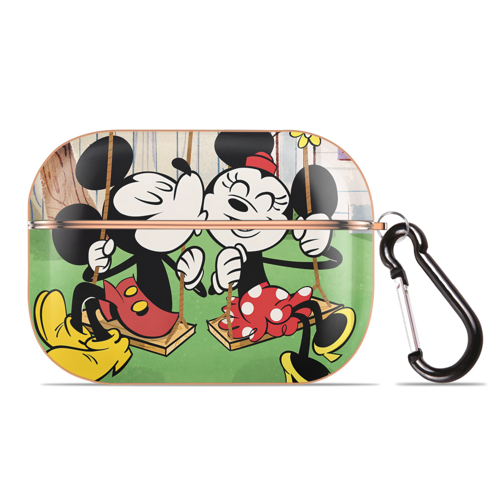 （画像用） ミッキーマウス Mickey Mouse 【AirPods Pro用】ハードシェル保護ケース｜耐衝撃・防指紋・カラビナ付き商品仕様