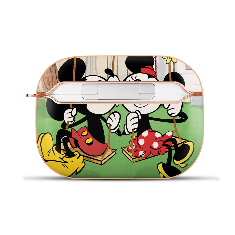 （画像用） ミッキーマウス Mickey Mouse 【AirPods Pro用】ハードシェル保護ケース｜耐衝撃・防指紋・カラビナ付き商品仕様