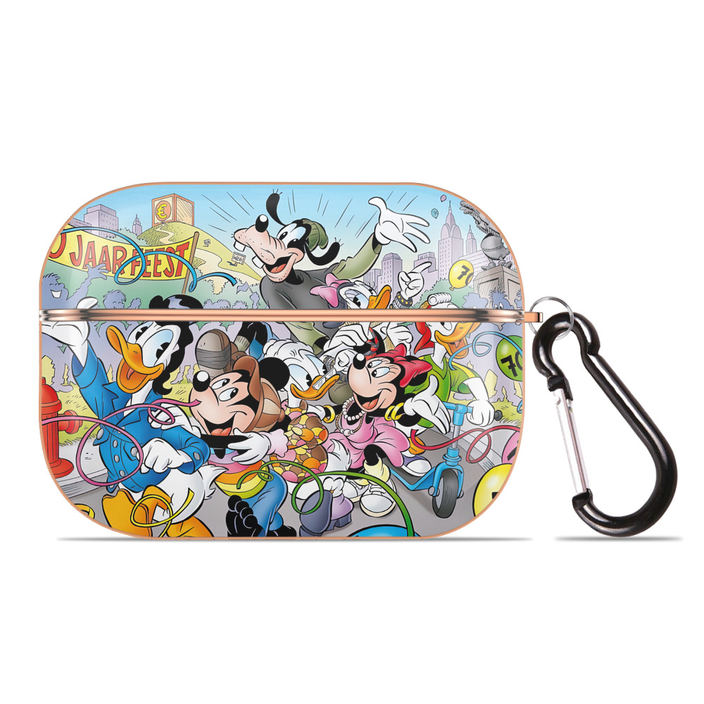 （画像用） ミッキーマウス Mickey Mouse 【AirPods Pro用】ハードシェル保護ケース｜耐衝撃・防指紋・カラビナ付き商品仕様