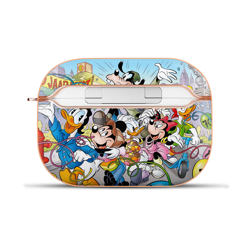 （画像用） ミッキーマウス Mickey Mouse 【AirPods Pro用】ハードシェル保護ケース｜耐衝撃・防指紋・カラビナ付き商品仕様