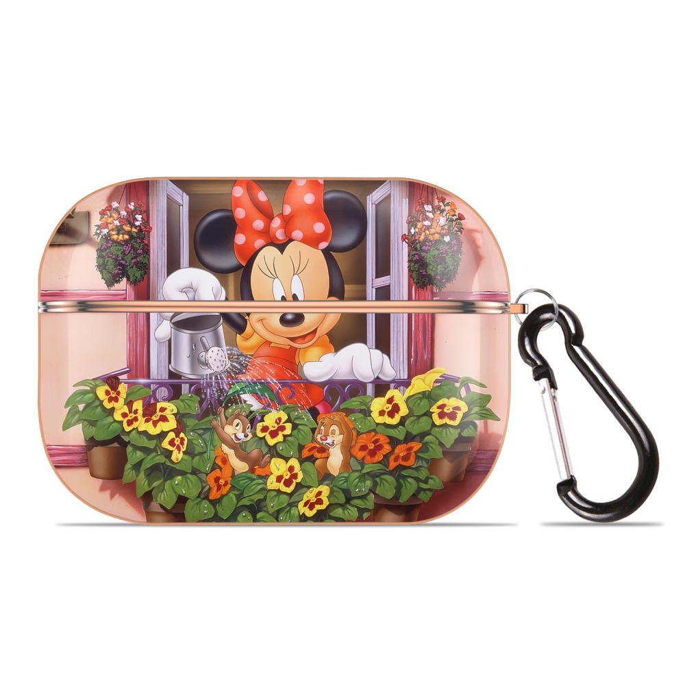 （画像用） ミッキーマウス Mickey Mouse 【AirPods Pro用】ハードシェル保護ケース｜耐衝撃・防指紋・カラビナ付き商品仕様