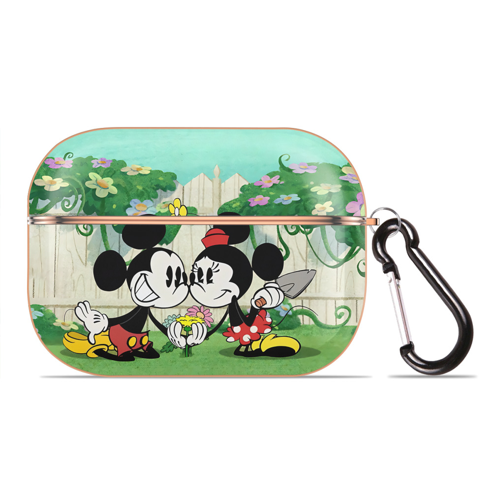 （画像用） ミッキーマウス Mickey Mouse 【AirPods Pro用】ハードシェル保護ケース｜耐衝撃・防指紋・カラビナ付き商品仕様