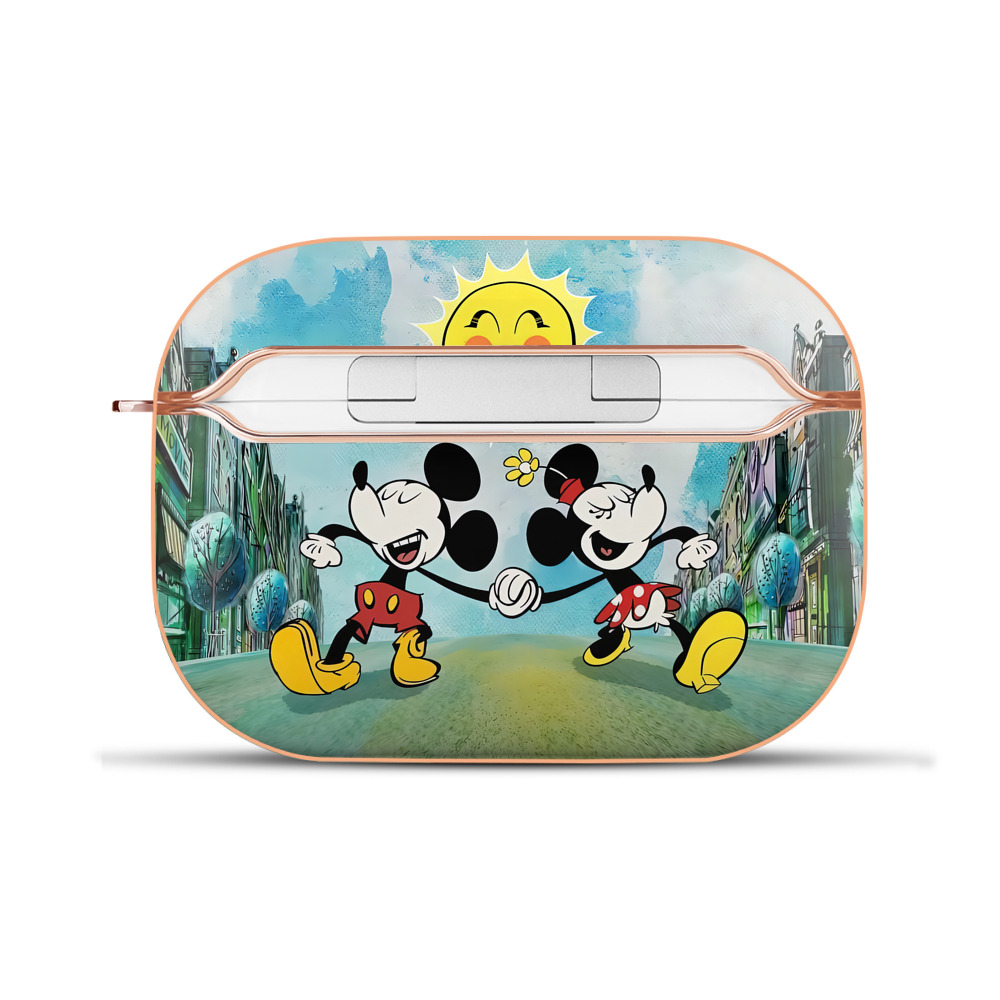 （画像用） ミッキーマウス Mickey Mouse 【AirPods Pro用】ハードシェル保護ケース｜耐衝撃・防指紋・カラビナ付き商品仕様