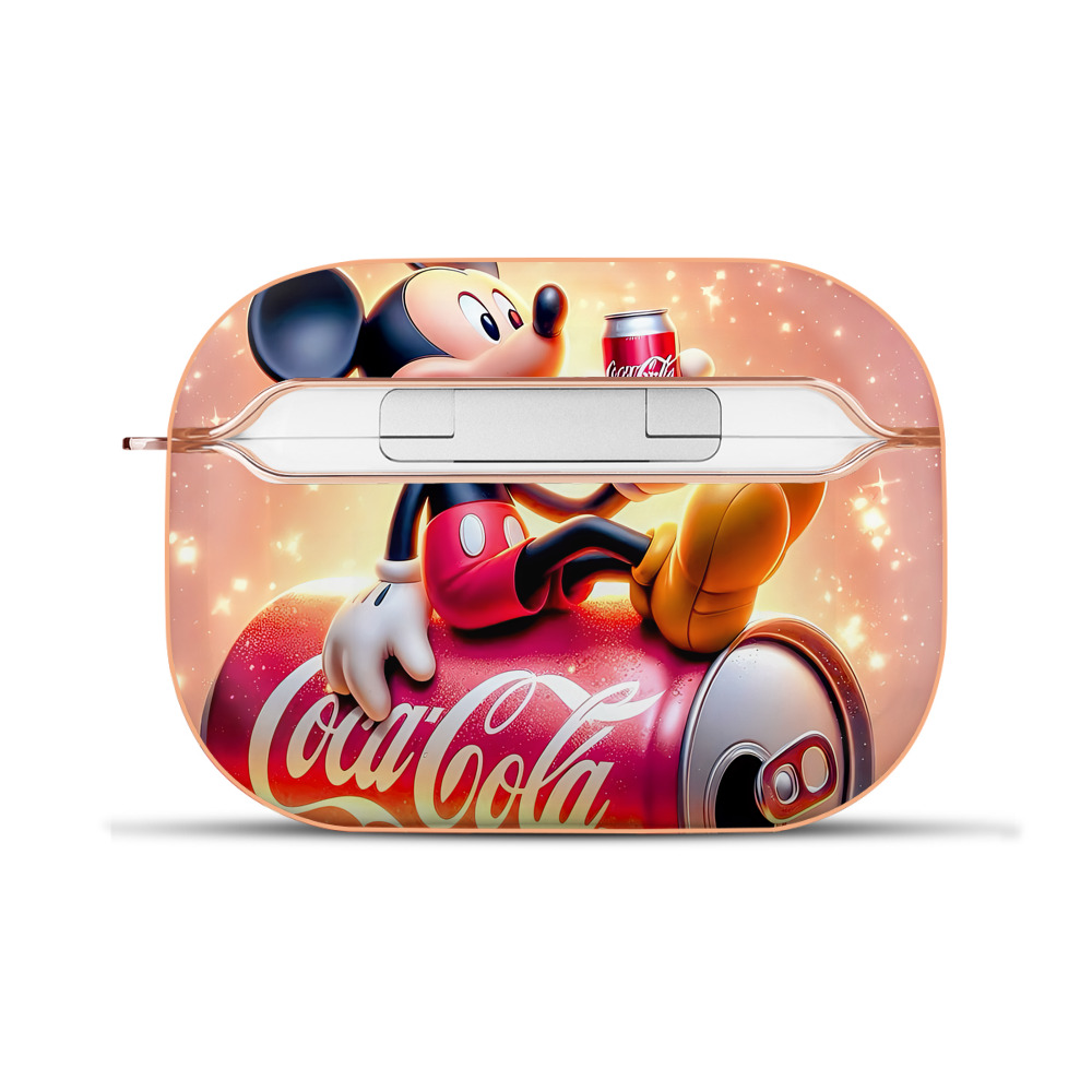 （画像用） ミッキーマウス Mickey Mouse 【AirPods Pro用】ハードシェル保護ケース｜耐衝撃・防指紋・カラビナ付き商品仕様