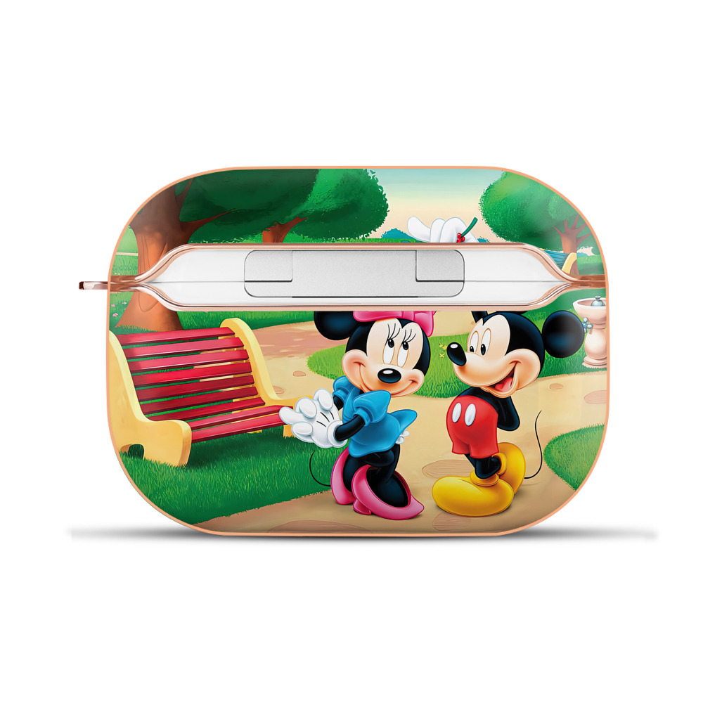 （画像用） ミッキーマウス Mickey Mouse 【AirPods Pro用】ハードシェル保護ケース｜耐衝撃・防指紋・カラビナ付き商品仕様