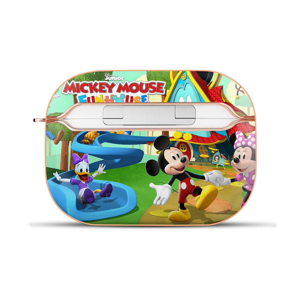 （画像用） ミッキーマウス Mickey Mouse 【AirPods Pro用】ハードシェル保護ケース｜耐衝撃・防指紋・カラビナ付き商品仕様