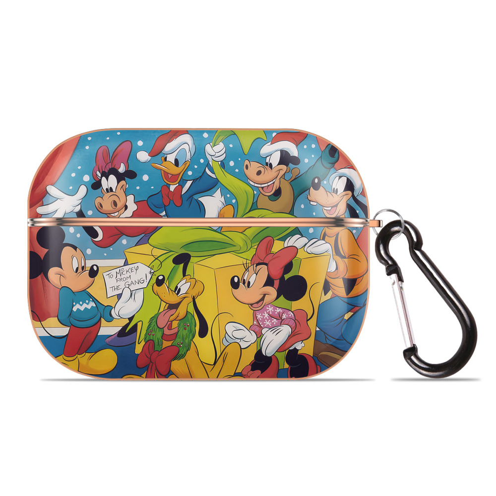 （画像用） ミッキーマウス Mickey Mouse 【AirPods Pro用】ハードシェル保護ケース｜耐衝撃・防指紋・カラビナ付き商品仕様