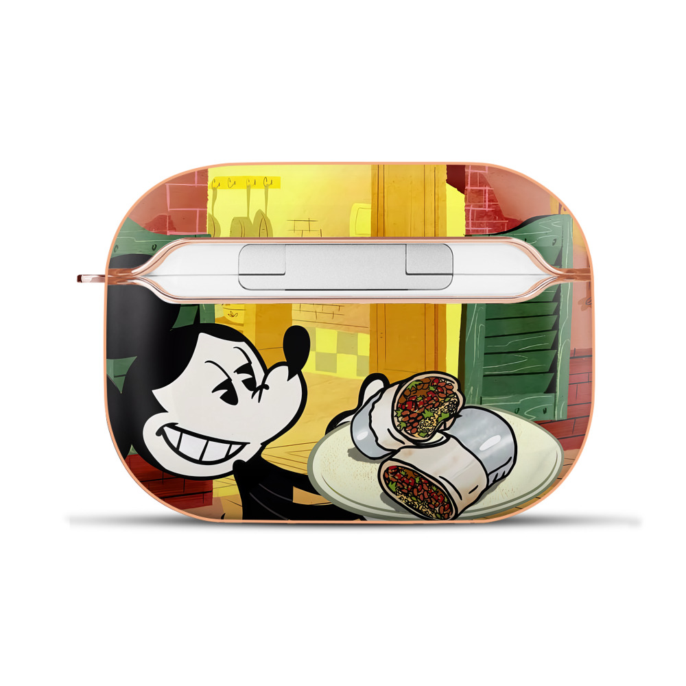 （画像用） ミッキーマウス Mickey Mouse 【AirPods Pro用】ハードシェル保護ケース｜耐衝撃・防指紋・カラビナ付き商品仕様