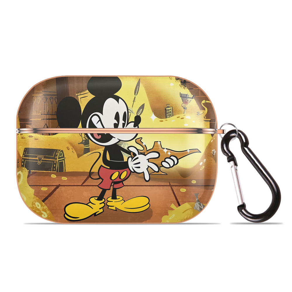 （画像用） ミッキーマウス Mickey Mouse 【AirPods Pro用】ハードシェル保護ケース｜耐衝撃・防指紋・カラビナ付き商品仕様