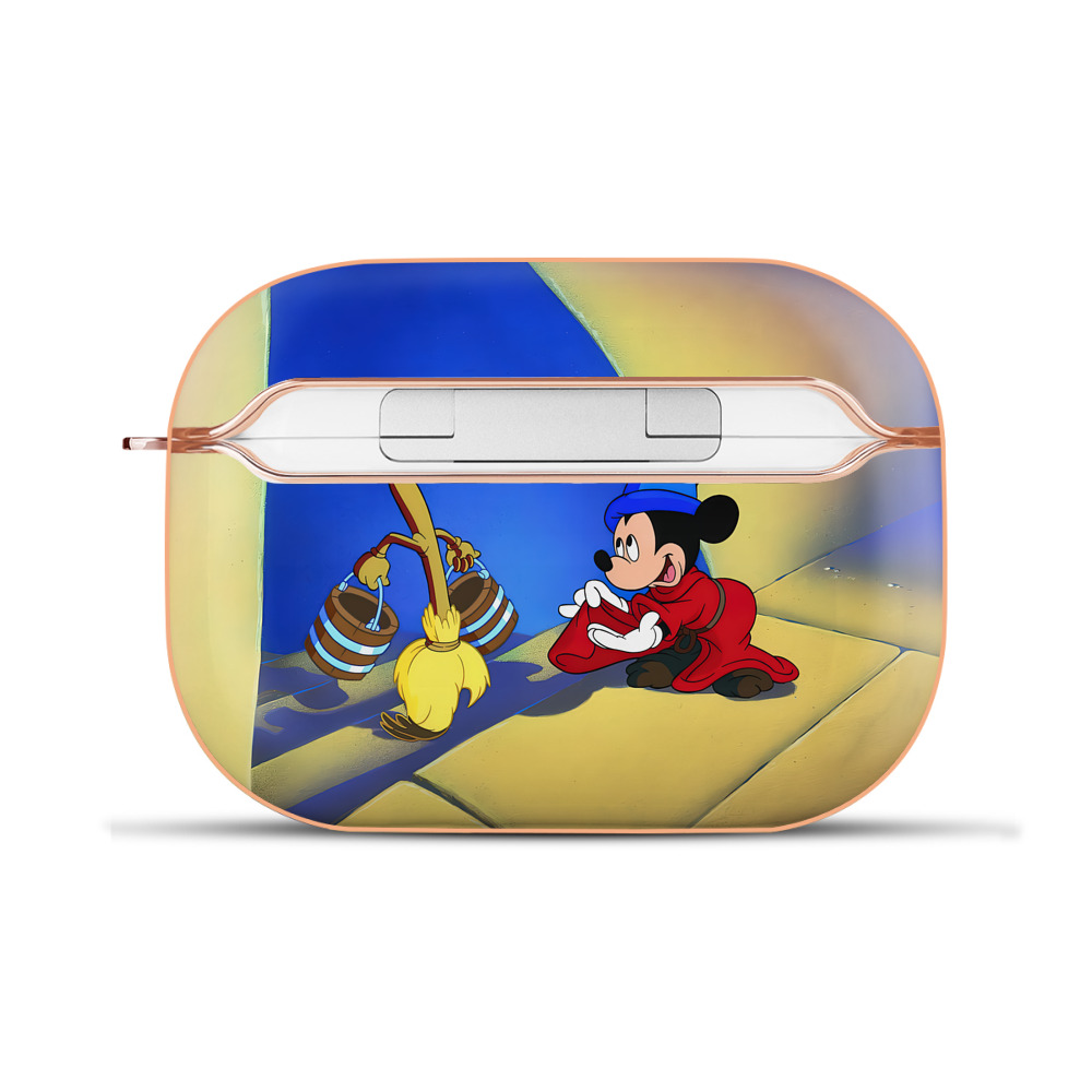 （画像用） ミッキーマウス Mickey Mouse 【AirPods Pro用】ハードシェル保護ケース｜耐衝撃・防指紋・カラビナ付き商品仕様
