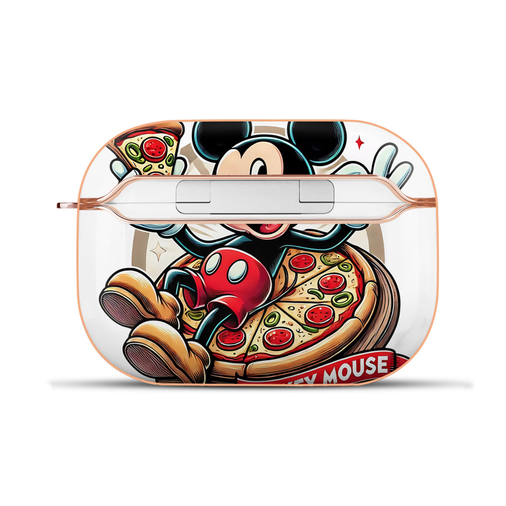 （画像用） ミッキーマウス Mickey Mouse 【AirPods Pro用】ハードシェル保護ケース｜耐衝撃・防指紋・カラビナ付き商品仕様