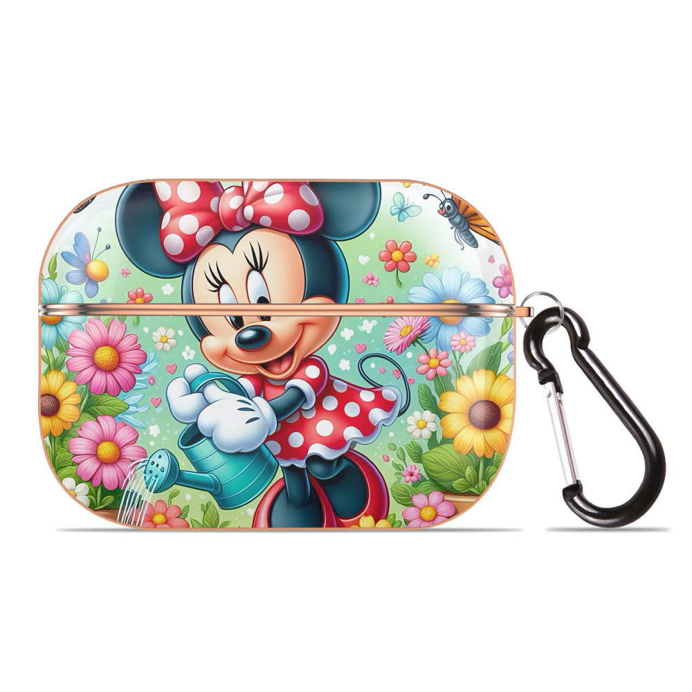 （画像用） ミッキーマウス Mickey Mouse 【AirPods Pro用】ハードシェル保護ケース｜耐衝撃・防指紋・カラビナ付き商品仕様