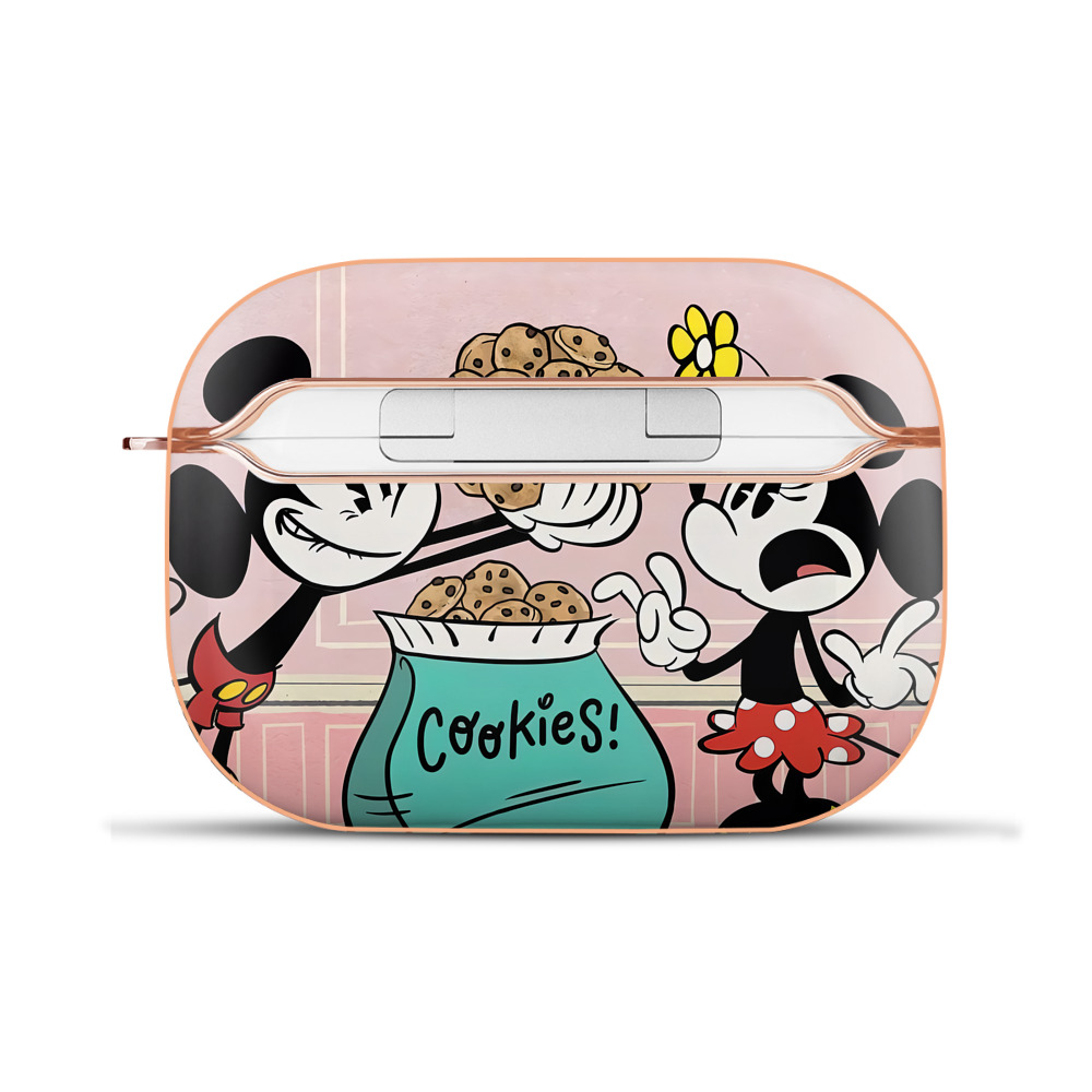 （画像用） ミッキーマウス Mickey Mouse 【AirPods Pro用】ハードシェル保護ケース｜耐衝撃・防指紋・カラビナ付き商品仕様