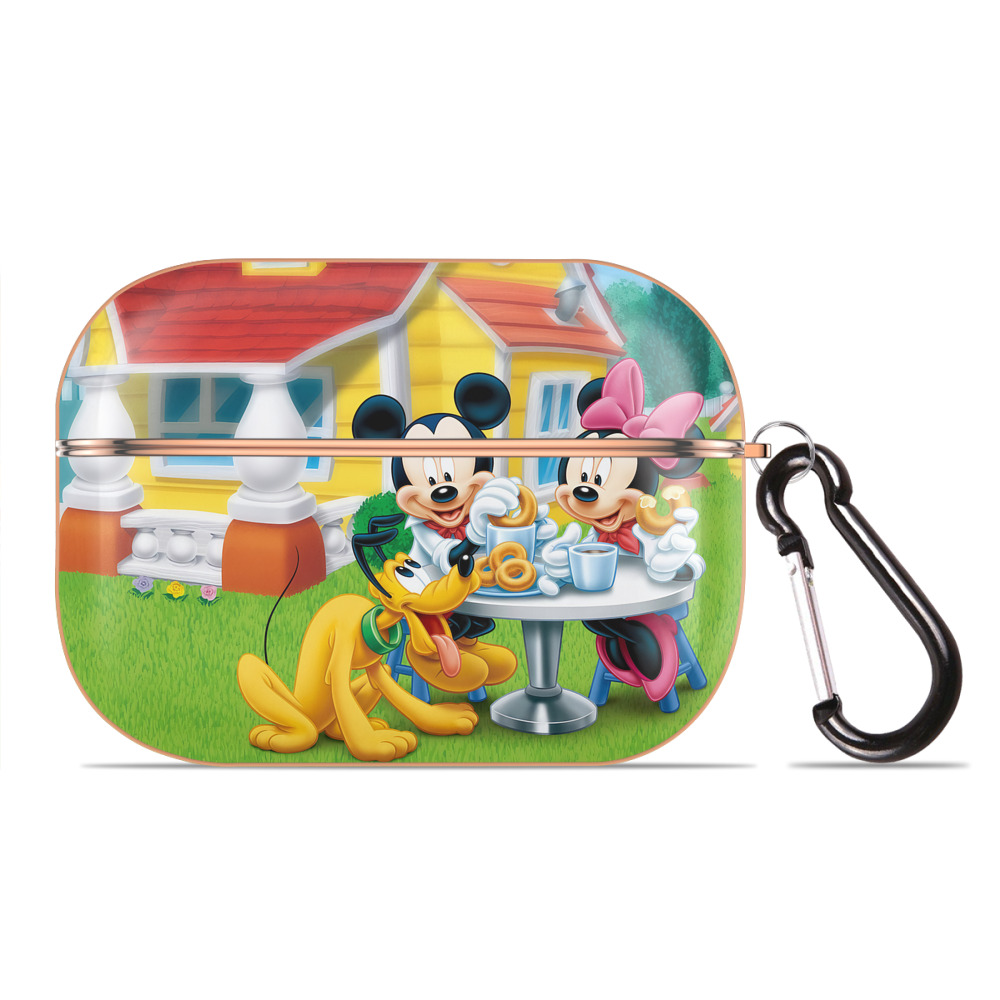 （画像用） ミッキーマウス Mickey Mouse 【AirPods Pro用】ハードシェル保護ケース｜耐衝撃・防指紋・カラビナ付き商品仕様