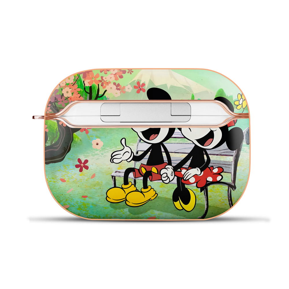 （画像用） ミッキーマウス Mickey Mouse 【AirPods Pro用】ハードシェル保護ケース｜耐衝撃・防指紋・カラビナ付き商品仕様