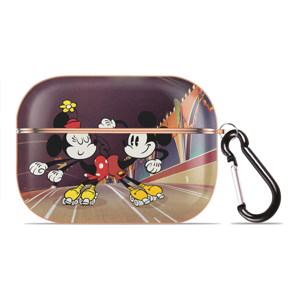 （画像用） ミッキーマウス Mickey Mouse 【AirPods Pro用】ハードシェル保護ケース｜耐衝撃・防指紋・カラビナ付き商品仕様