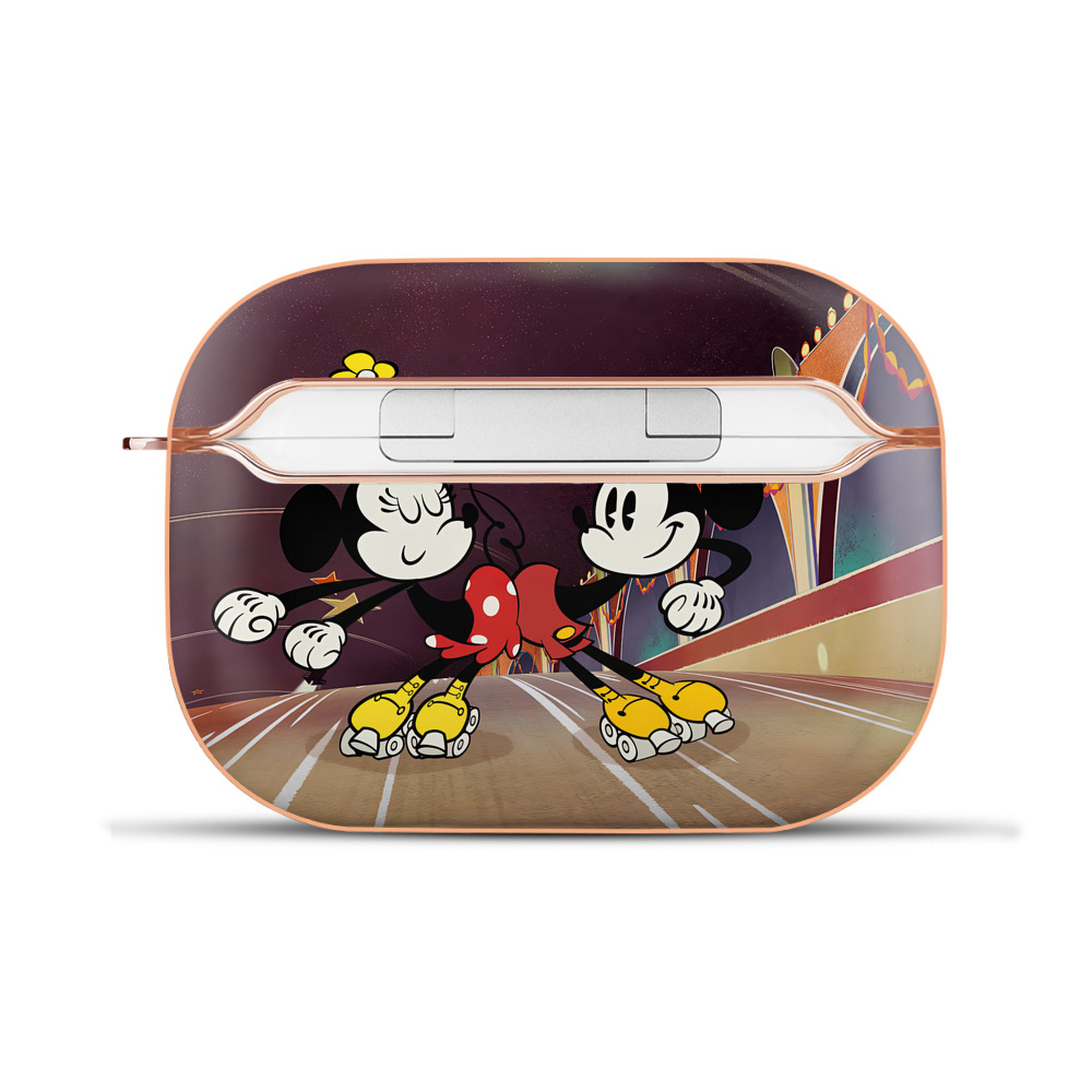 （画像用） ミッキーマウス Mickey Mouse 【AirPods Pro用】ハードシェル保護ケース｜耐衝撃・防指紋・カラビナ付き商品仕様