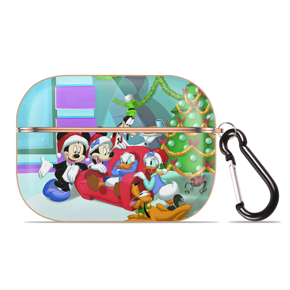 （画像用） ミッキーマウス Mickey Mouse 【AirPods Pro用】ハードシェル保護ケース｜耐衝撃・防指紋・カラビナ付き商品仕様