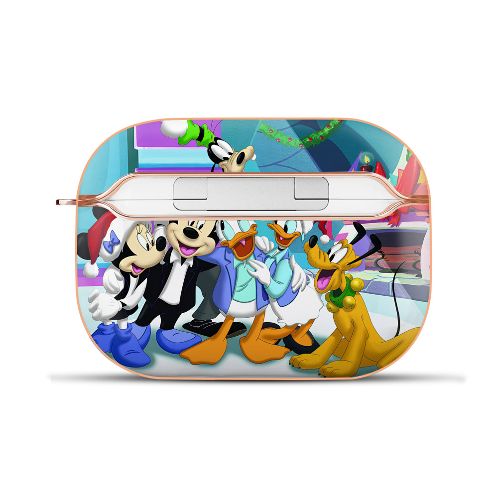 （画像用） ミッキーマウス Mickey Mouse 【AirPods Pro用】ハードシェル保護ケース｜耐衝撃・防指紋・カラビナ付き商品仕様