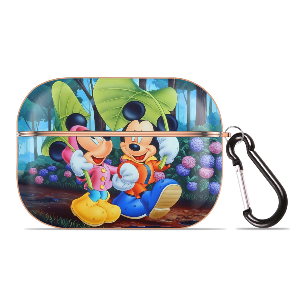 （画像用） ミッキーマウス Mickey Mouse 【AirPods Pro用】ハードシェル保護ケース｜耐衝撃・防指紋・カラビナ付き商品仕様