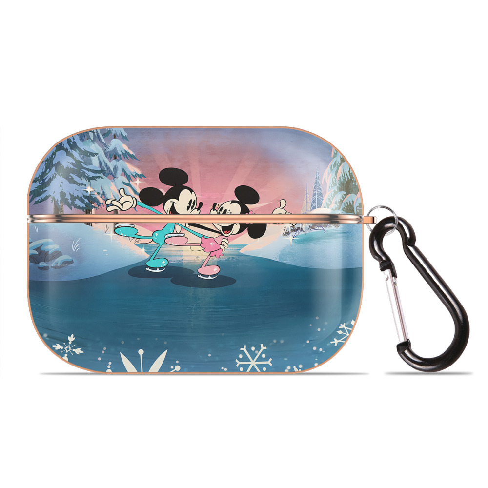 （画像用） ミッキーマウス Mickey Mouse 【AirPods Pro用】ハードシェル保護ケース｜耐衝撃・防指紋・カラビナ付き商品仕様