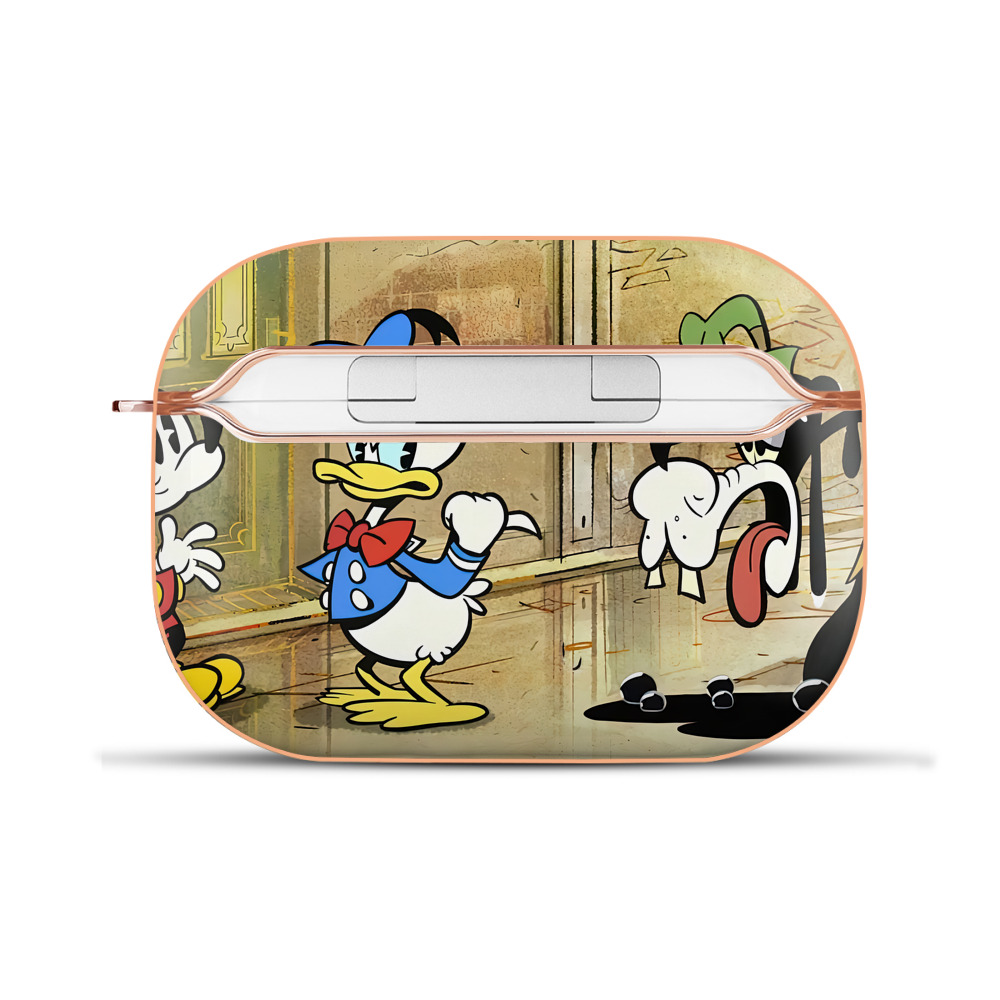 （画像用） ミッキーマウス Mickey Mouse 【AirPods Pro用】ハードシェル保護ケース｜耐衝撃・防指紋・カラビナ付き商品仕様