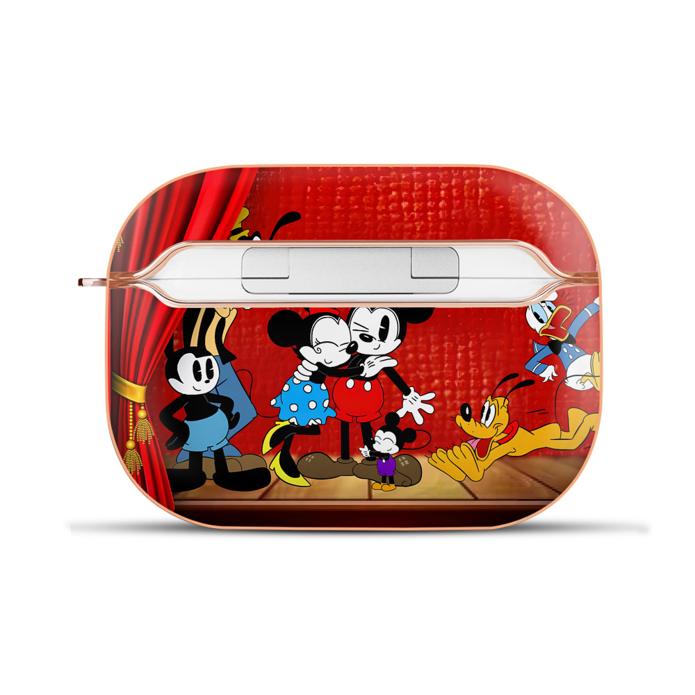 （画像用） ミッキーマウス Mickey Mouse 【AirPods Pro用】ハードシェル保護ケース｜耐衝撃・防指紋・カラビナ付き商品仕様