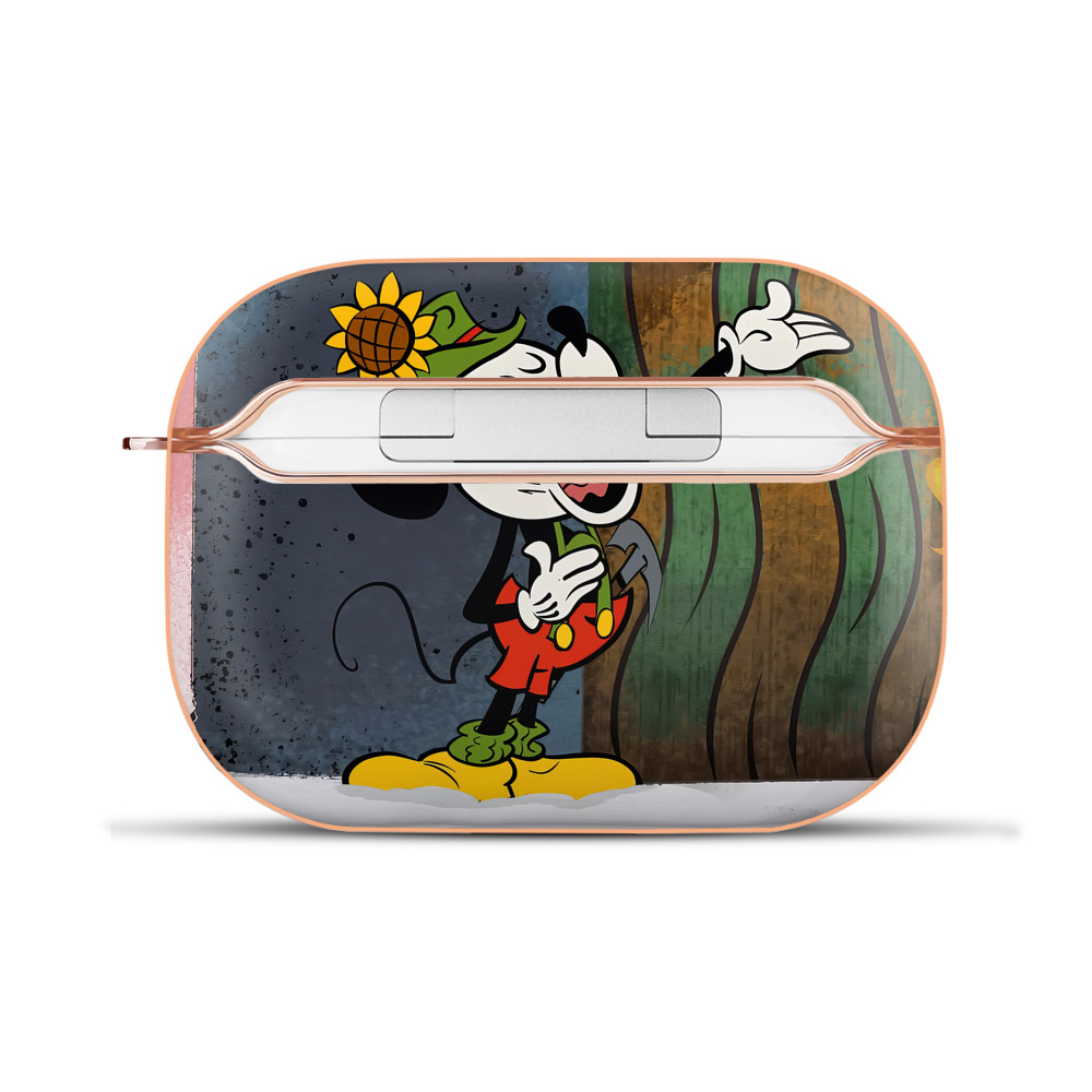 （画像用） ミッキーマウス Mickey Mouse 【AirPods Pro用】ハードシェル保護ケース｜耐衝撃・防指紋・カラビナ付き商品仕様