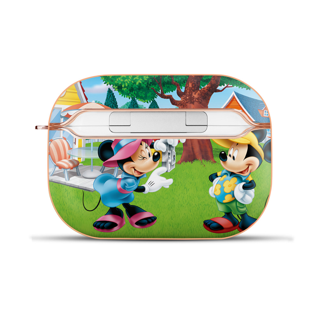（画像用） ミッキーマウス Mickey Mouse 【AirPods Pro用】ハードシェル保護ケース｜耐衝撃・防指紋・カラビナ付き商品仕様