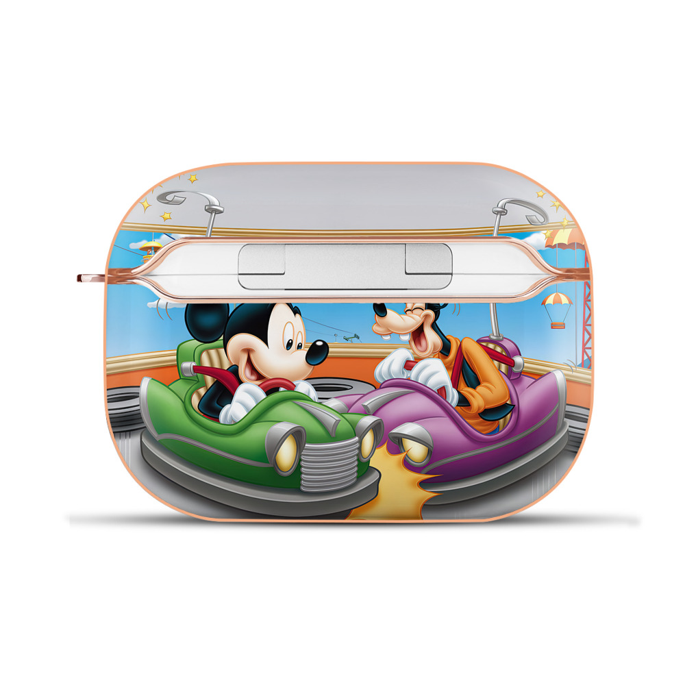 （画像用） ミッキーマウス Mickey Mouse 【AirPods Pro用】ハードシェル保護ケース｜耐衝撃・防指紋・カラビナ付き商品仕様