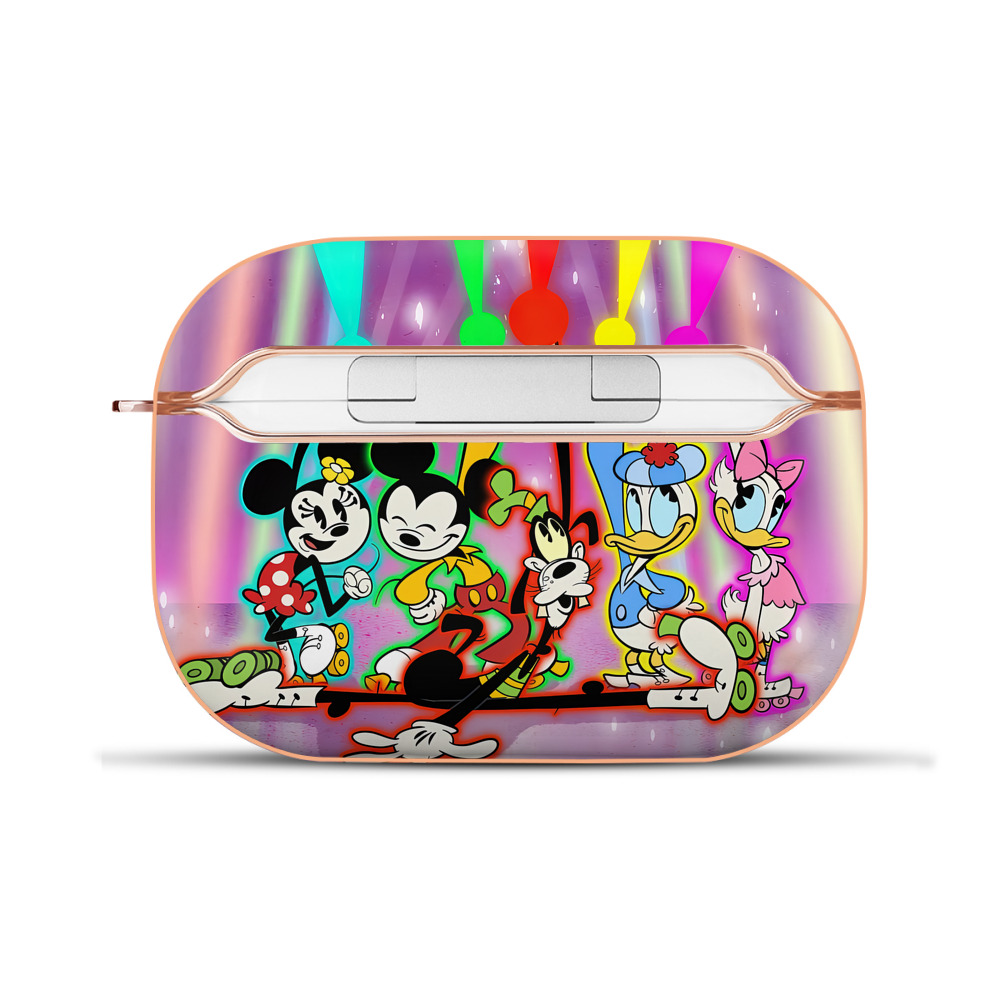 （画像用） ミッキーマウス Mickey Mouse 【AirPods Pro用】ハードシェル保護ケース｜耐衝撃・防指紋・カラビナ付き商品仕様