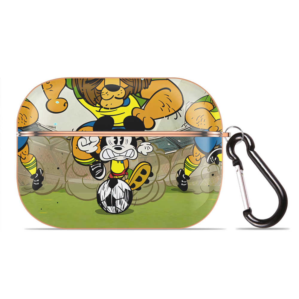 （画像用） ミッキーマウス Mickey Mouse 【AirPods Pro用】ハードシェル保護ケース｜耐衝撃・防指紋・カラビナ付き商品仕様