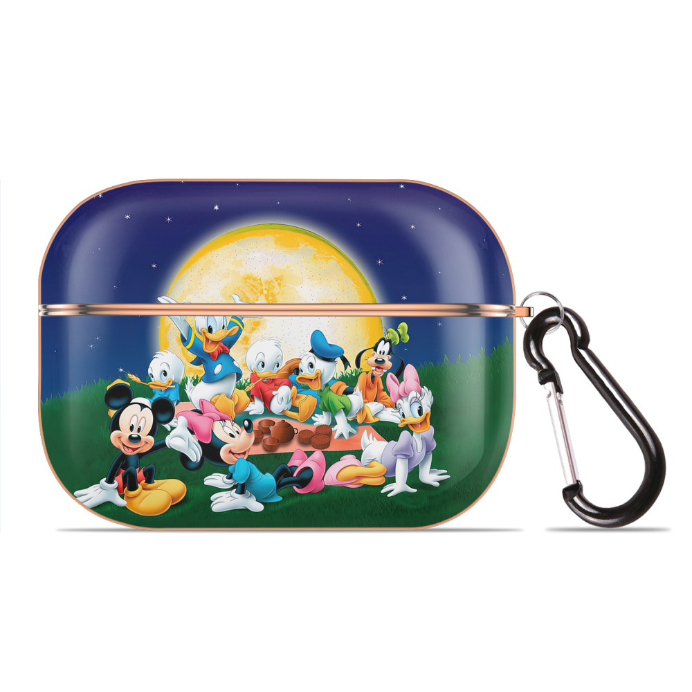 （画像用） ミッキーマウス Mickey Mouse 【AirPods Pro用】ハードシェル保護ケース｜耐衝撃・防指紋・カラビナ付き商品仕様