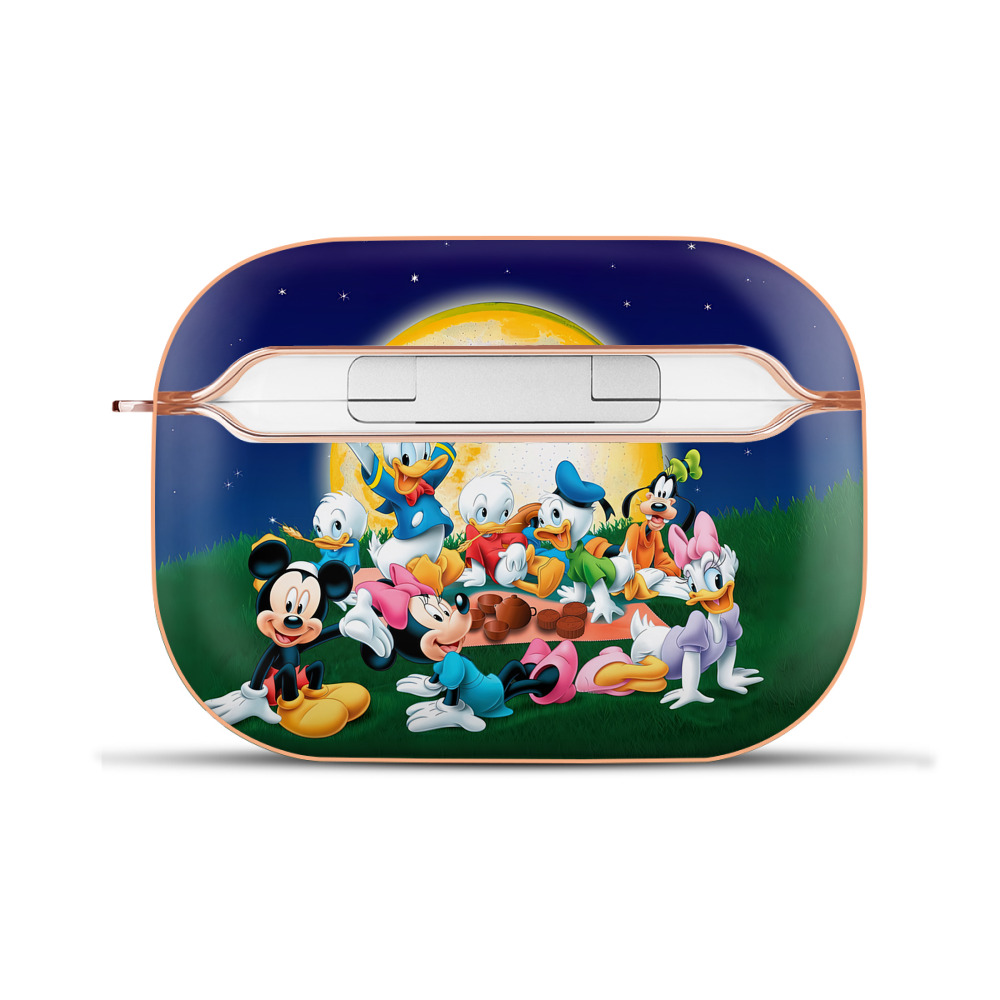 （画像用） ミッキーマウス Mickey Mouse 【AirPods Pro用】ハードシェル保護ケース｜耐衝撃・防指紋・カラビナ付き商品仕様