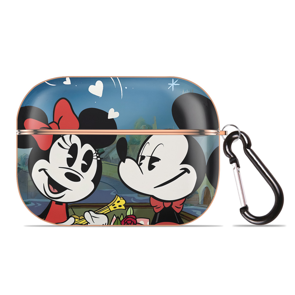 （画像用） ミッキーマウス Mickey Mouse 【AirPods Pro用】ハードシェル保護ケース｜耐衝撃・防指紋・カラビナ付き商品仕様