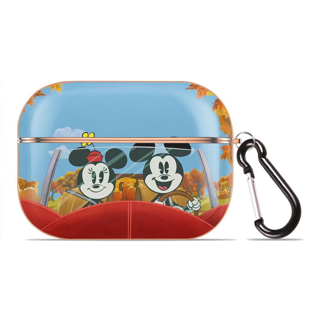 （画像用） ミッキーマウス Mickey Mouse 【AirPods Pro用】ハードシェル保護ケース｜耐衝撃・防指紋・カラビナ付き商品仕様
