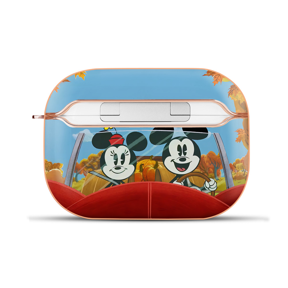 （画像用） ミッキーマウス Mickey Mouse 【AirPods Pro用】ハードシェル保護ケース｜耐衝撃・防指紋・カラビナ付き商品仕様